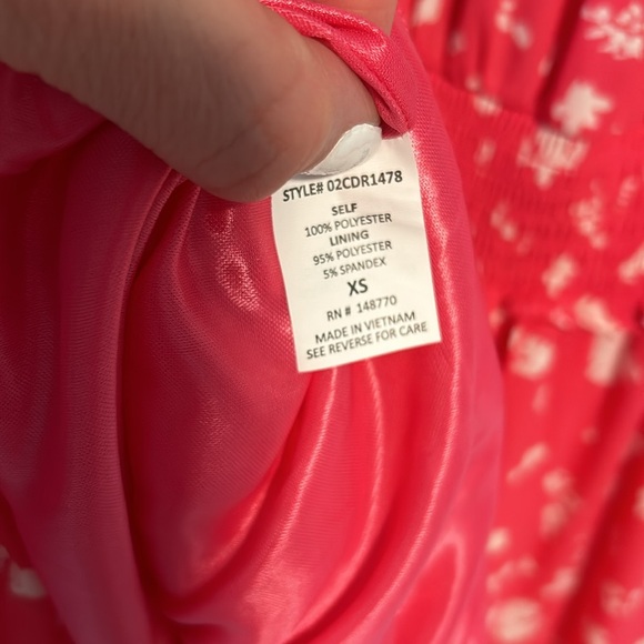 NWT Pink Floral midi Dress from Sienna Sky - Picture 9 of 9